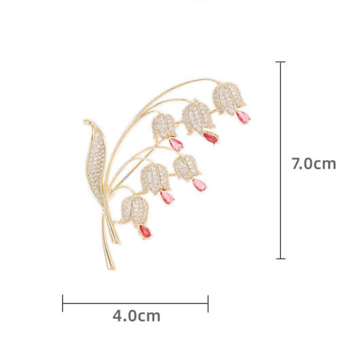 Women's Lily Of The Valley Brooch