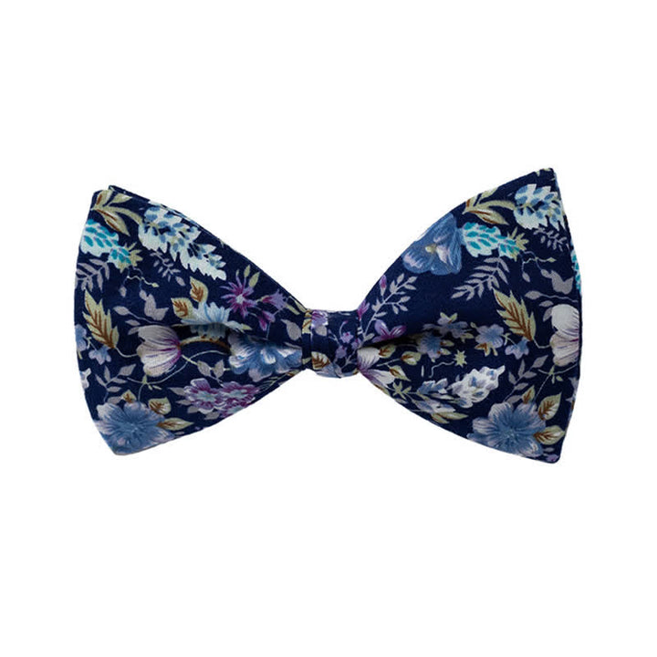 Men's Graphic Floral Wedding Bow Tie