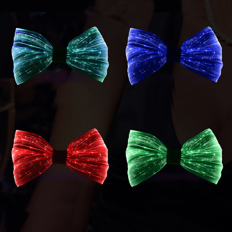 Men's Rechargeable Magical LED Bow Tie