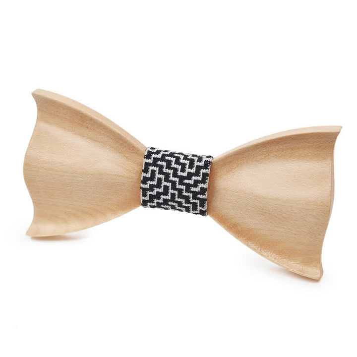 Men's Classic Maple Wooden Bow Tie