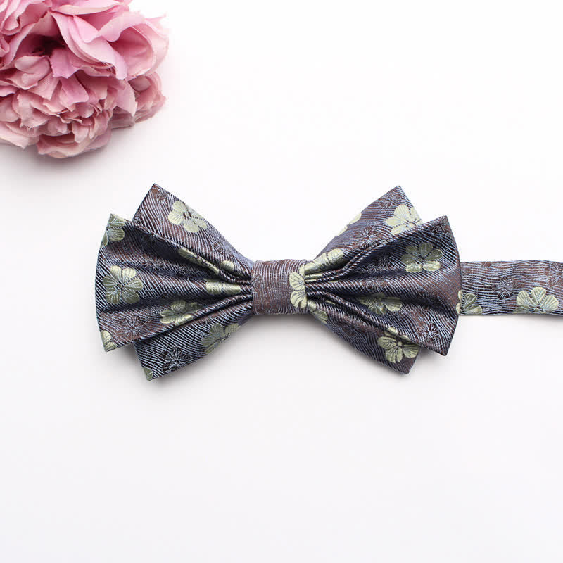 Men's Fangled Jacquard Texture Suit Bow Tie