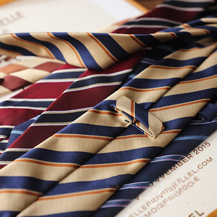 Men's Classical Daily Office Striped Necktie