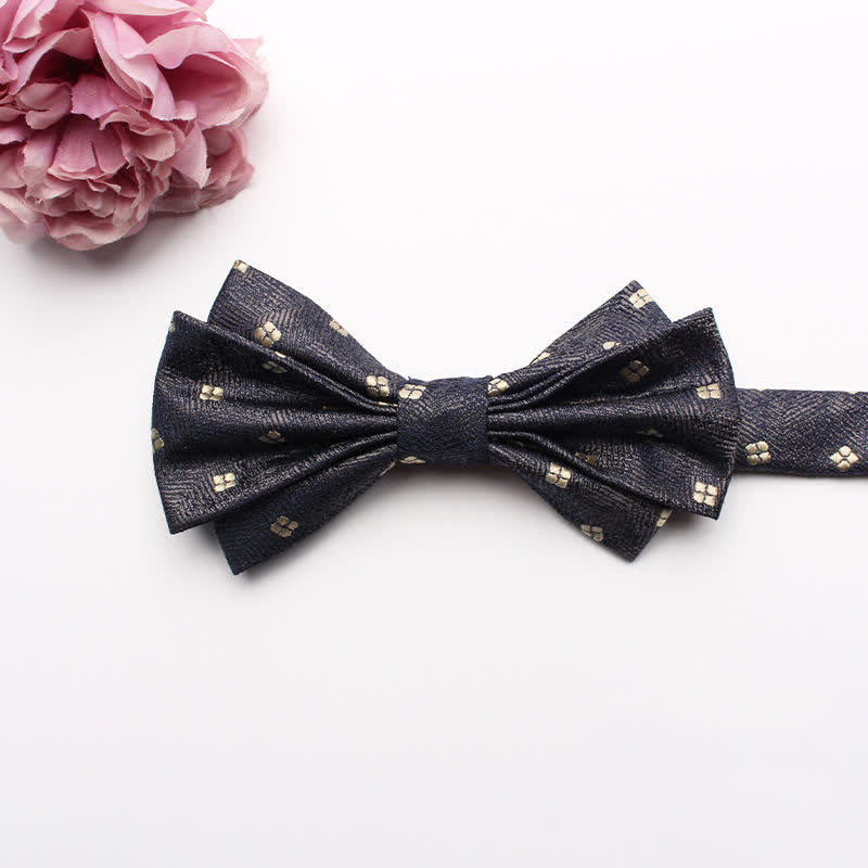 Men's Fangled Jacquard Texture Suit Bow Tie