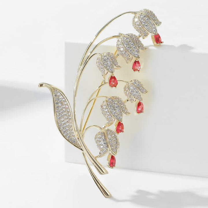 Women's Lily Of The Valley Brooch