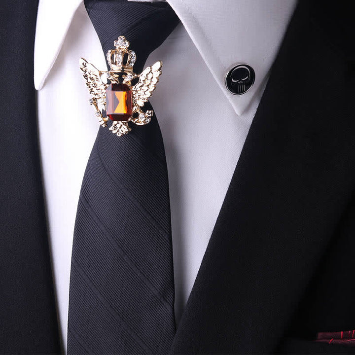 Men's Royal Throwback Pin Buckle Necktie