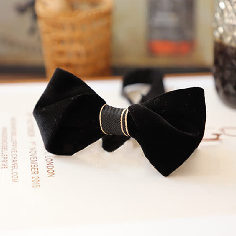 Men's Advanced Velvet Twist Bow Tie