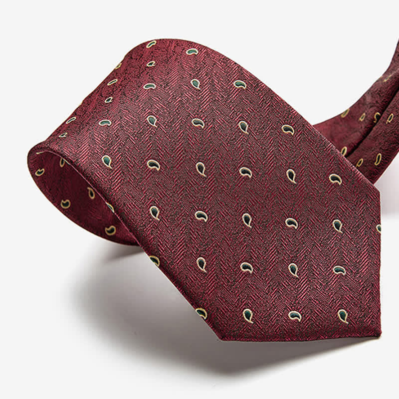 Men's Luxury Micro Paisley Necktie - image 2