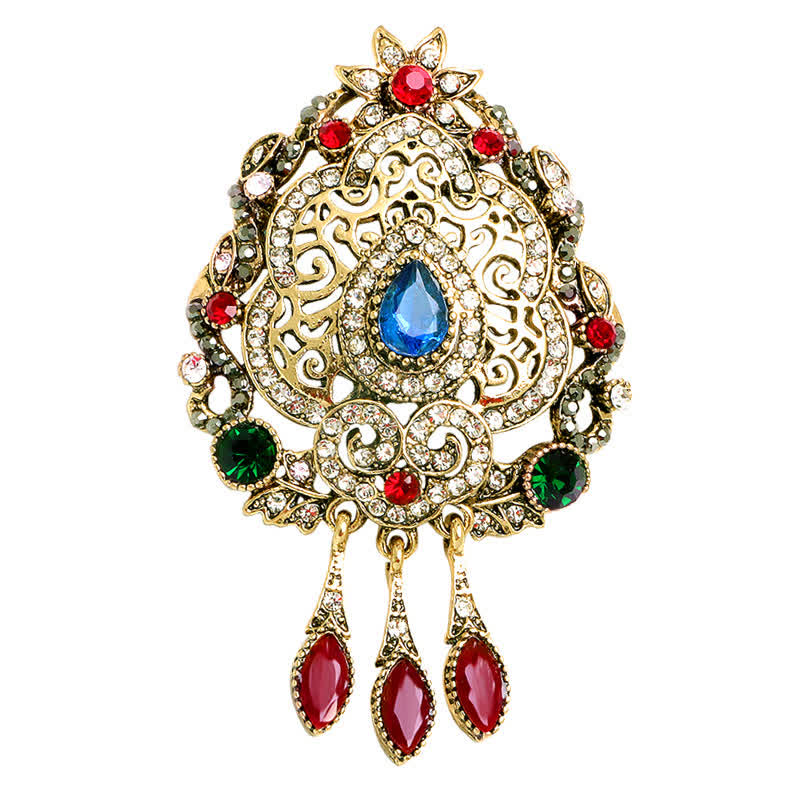 Women's Exotic Bohemian Waterdrop Brooch