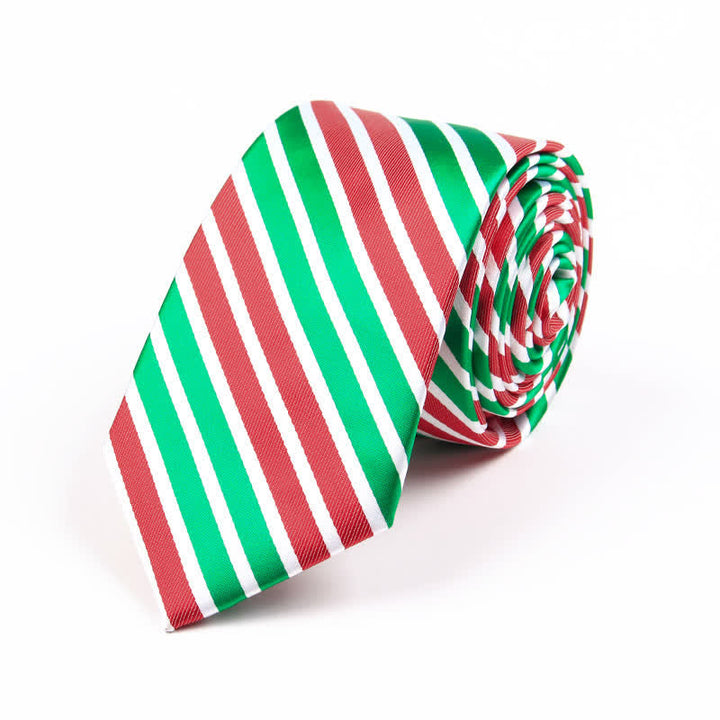 Men's Novelty Christmas Santa Vibe Element Necktie