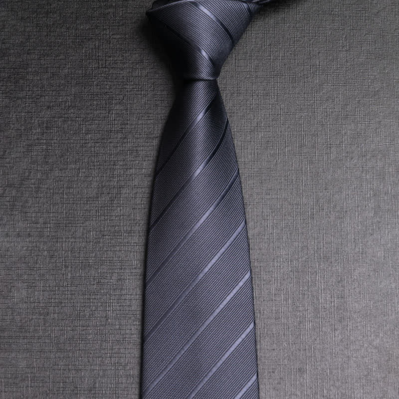 Men's Dark Colored Twill Business Necktie