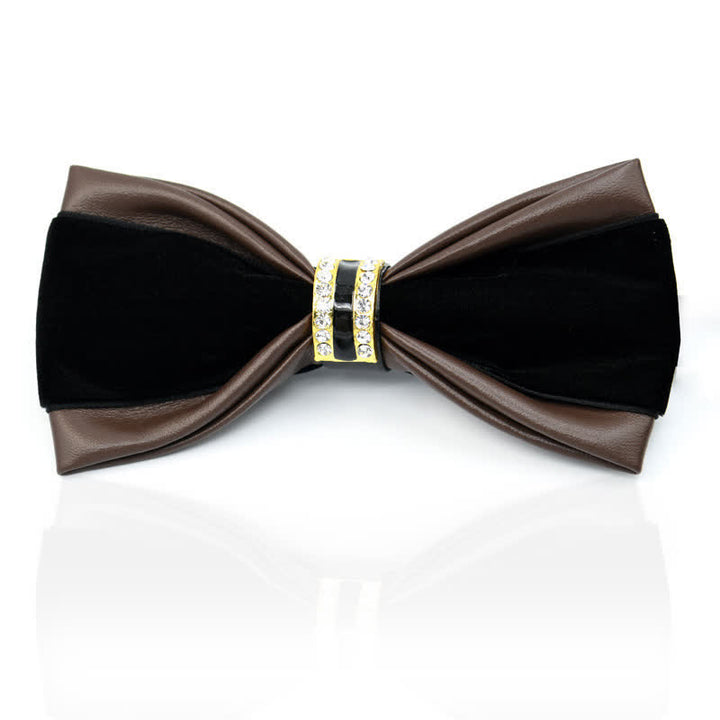 Men's Noble Classy Leather Bow Tie