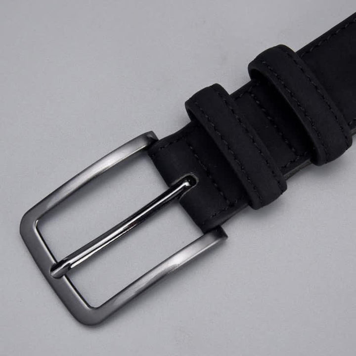 Men's Rugged Matte PU Leather Belt