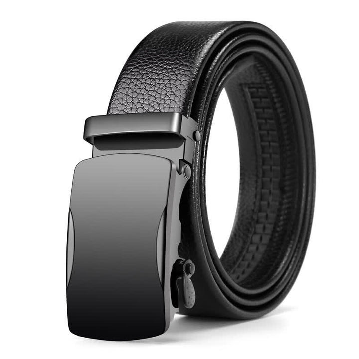 Men's Luxury Automatic Buckle Leather Belt - Style #3 - 42 - image 6