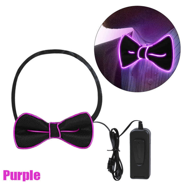 Men's LED Luminous Glowing Bow Tie