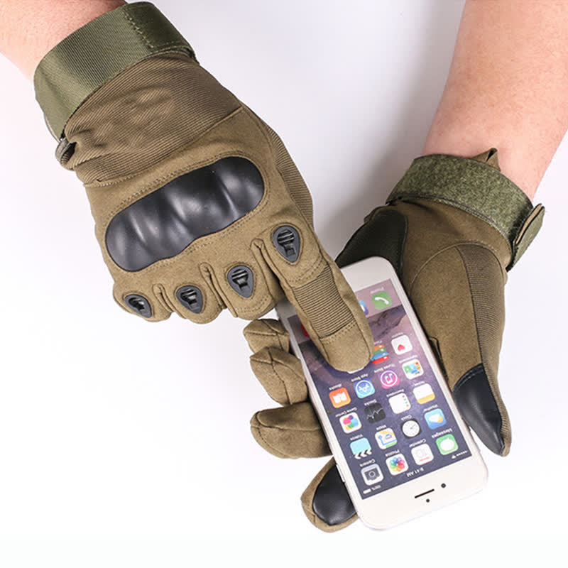 Motorcycle Riding Thicken Fleece-lined Tactical Gloves