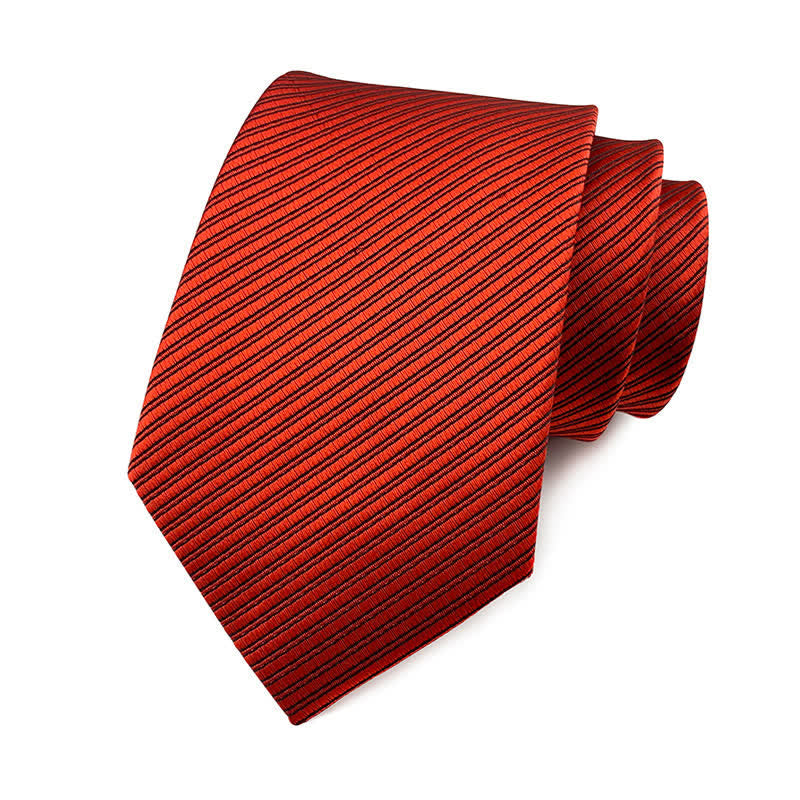 Men's Solid Color Discreet Twill Work Necktie