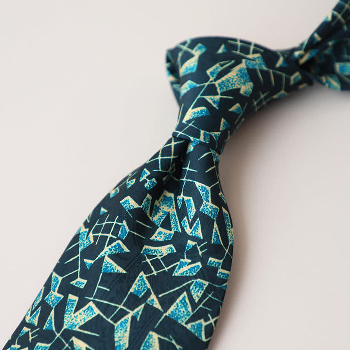 Men's Classical Abstract Painting Necktie - Style #12 - image 14
