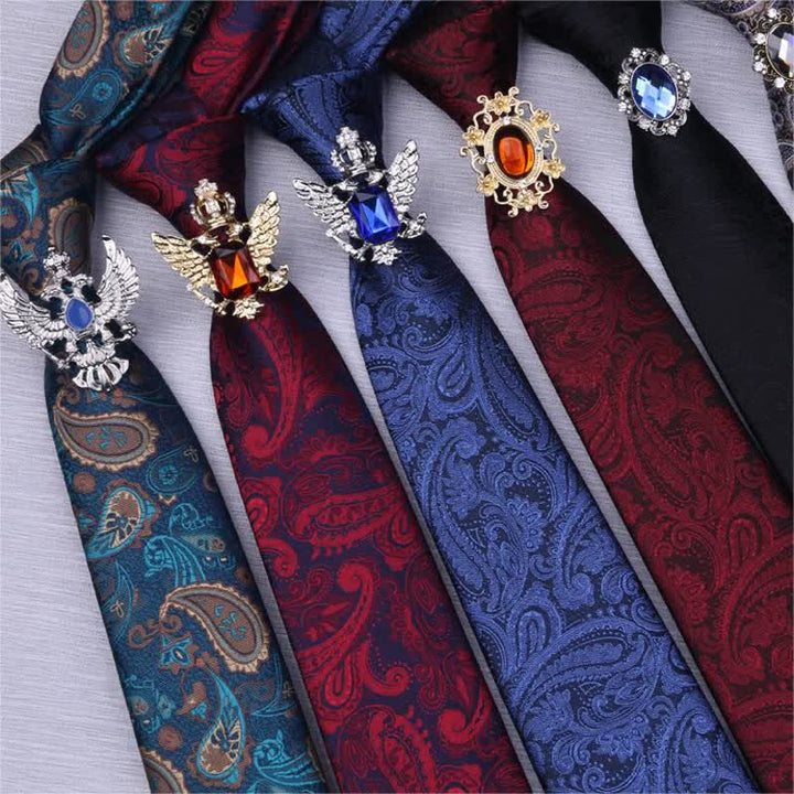 Men's Royal Throwback Pin Buckle Necktie