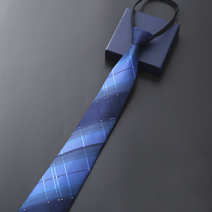 Men's Official Zipper Tie Wedding Necktie