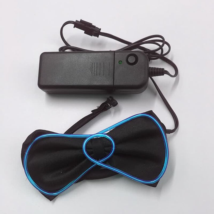 Light Up Blinking LED Glowing Bow Tie