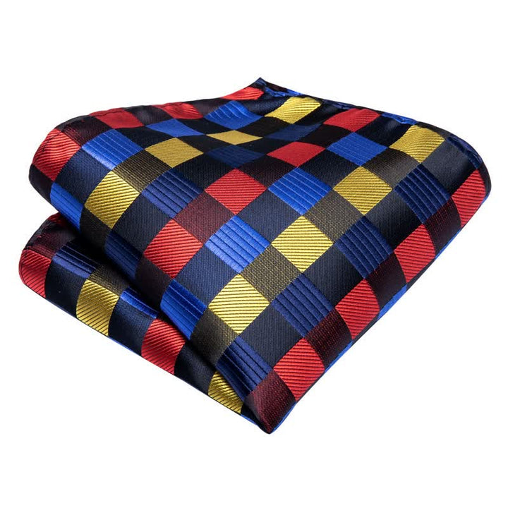 3Pcs Men's Chic Colorful Striped Necktie Set