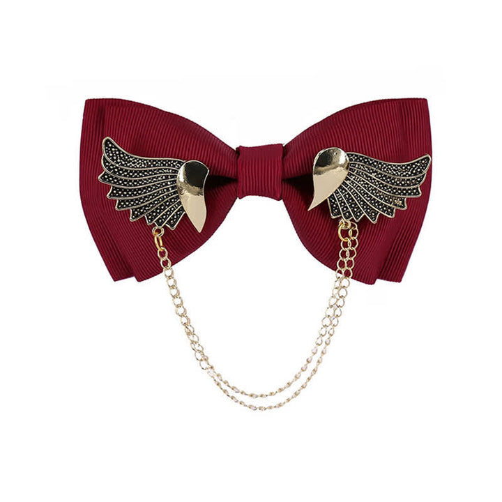 Men's Golden Wing Chain Bow Tie