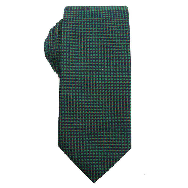 Men's Artsy Jasper Turquoise Series Necktie - Jasper Check - image 8