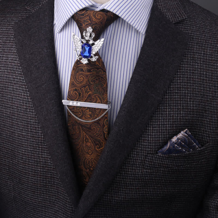 Men's Royal Throwback Pin Buckle Necktie