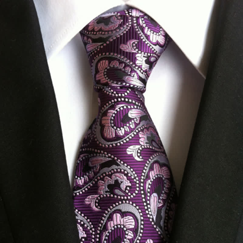 Men's Sea Wave Paisley Necktie