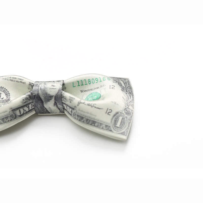 Men's Greenback Dollar Bow Tie