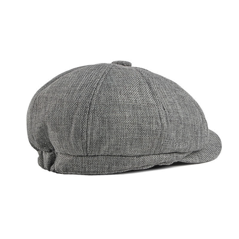 Octagonal Thin Breathable Elastic Band Beret Cap - image 2