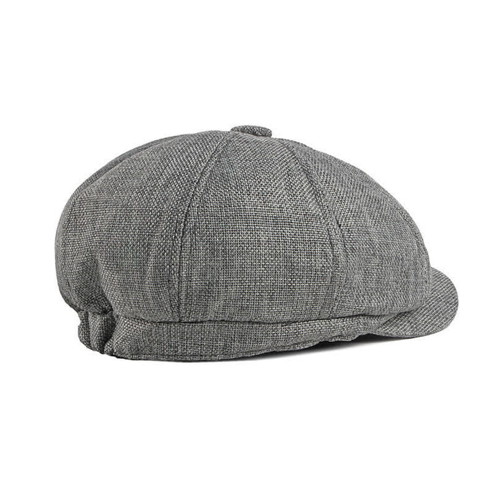 Octagonal Thin Breathable Elastic Band Beret Cap - image 2