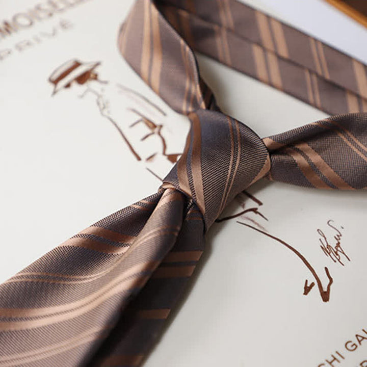 Men's Classical Daily Office Striped Necktie - image 14