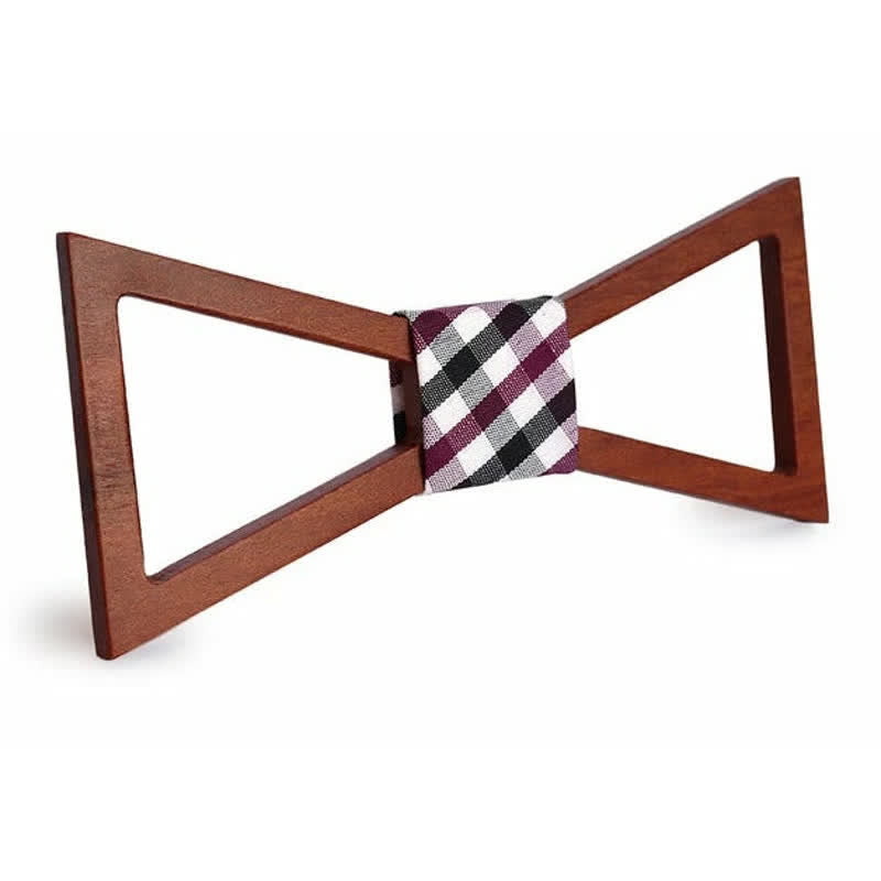 Men's Classic Framed Wooden Bow Tie