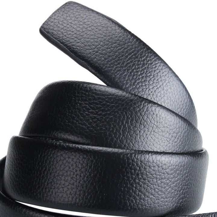 Men's Luxury Automatic Buckle Leather Belt - image 4