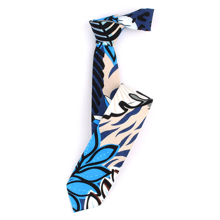 Men's Colorful Tropical Floral Necktie