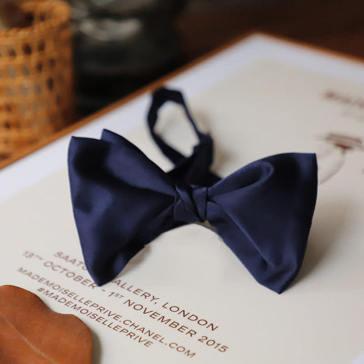 Men's Century Retro Double Layers Bow Tie