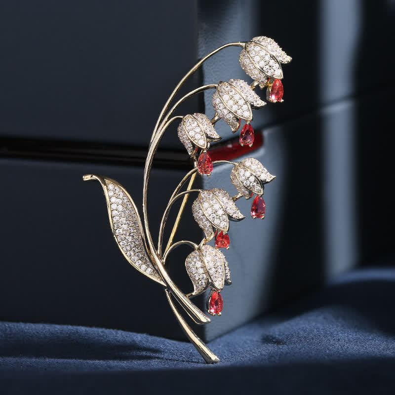 Women's Lily Of The Valley Brooch