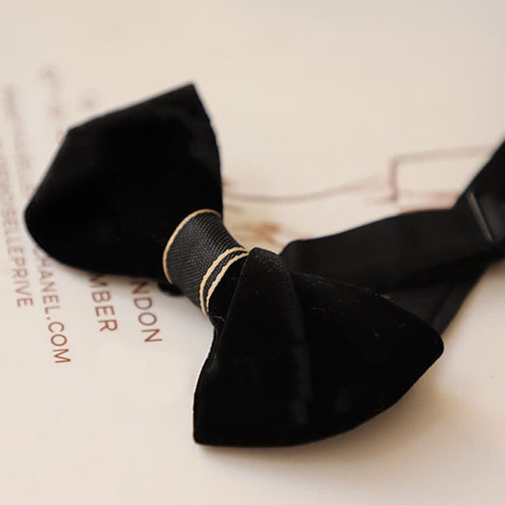 Men's Advanced Velvet Twist Bow Tie