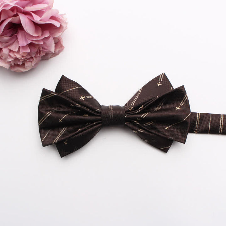 Men's Fangled Jacquard Texture Suit Bow Tie