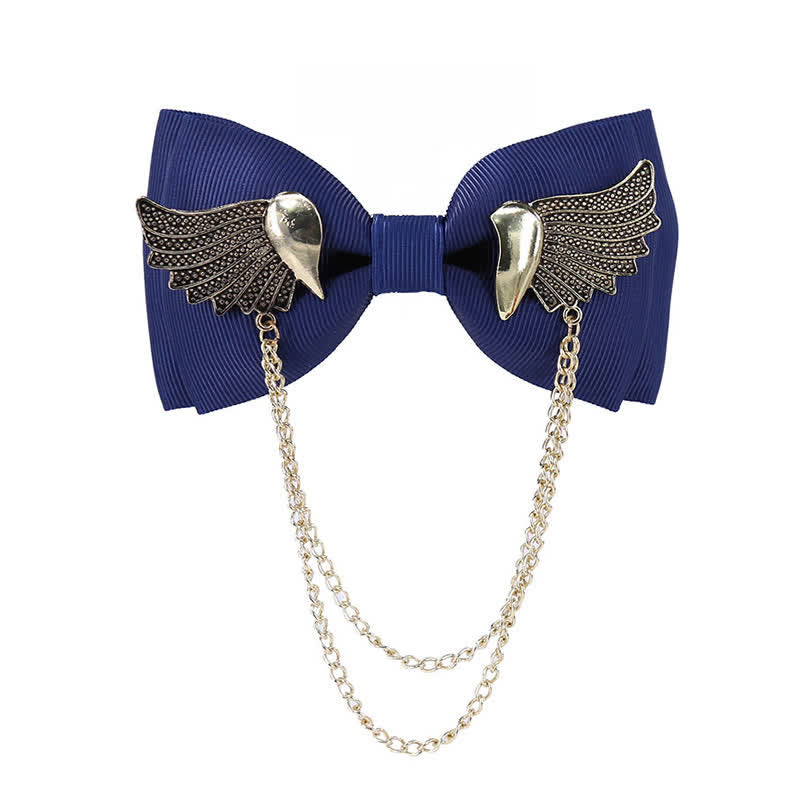 Men's Golden Wing Chain Bow Tie