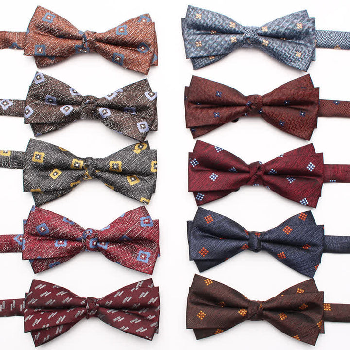 Men's Geometrical Business Office Bow Tie