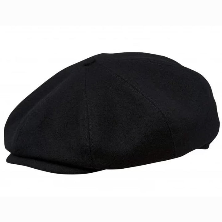 Black Peaky Blinders Octagonal Beret Cap