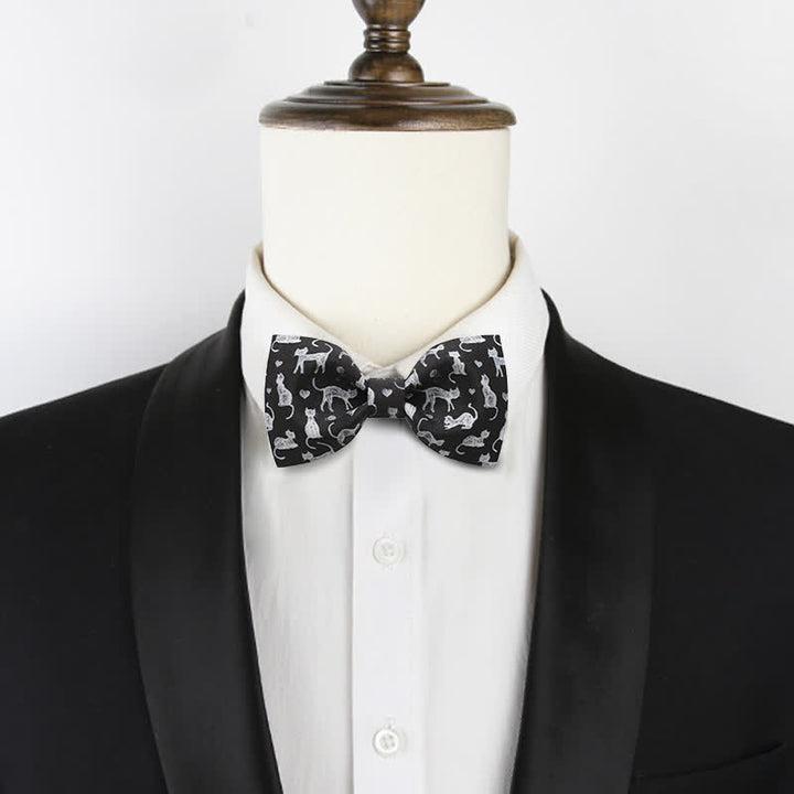 Men's Novelty Tiny Cat Bow Tie