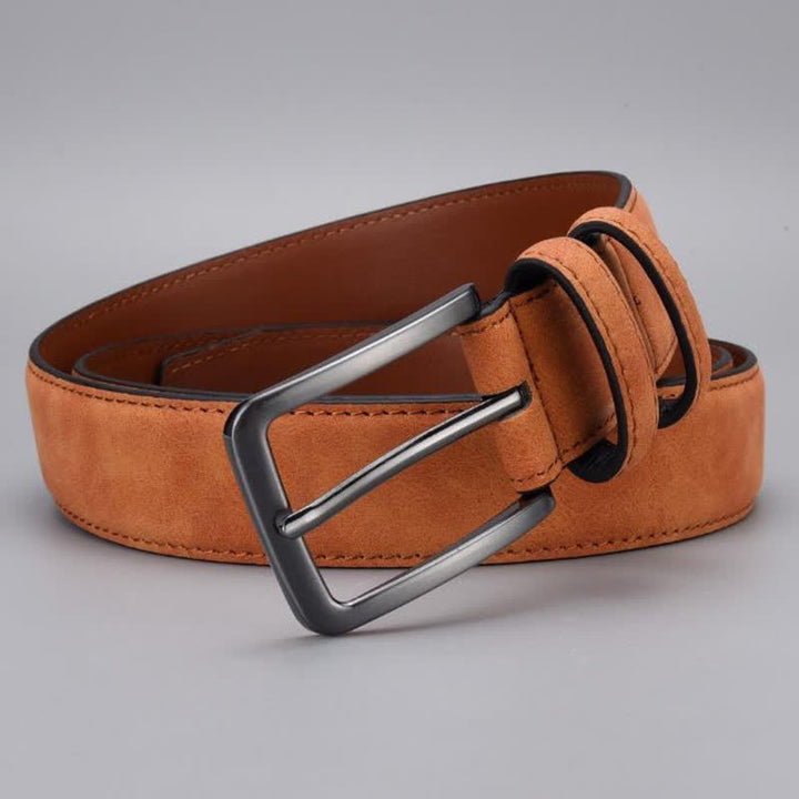 Men's Rugged Matte PU Leather Belt