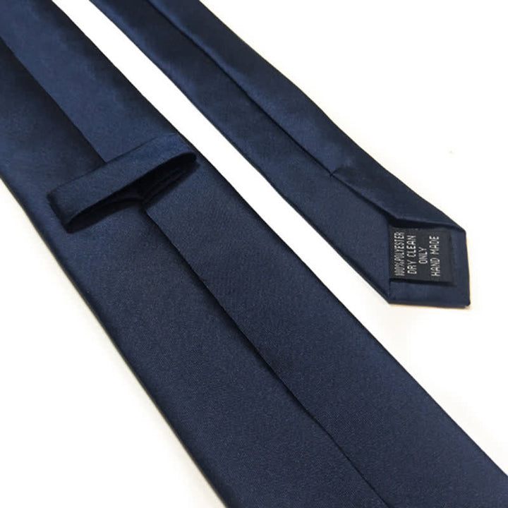 Men's Navy Blue Amidst Flowers Necktie