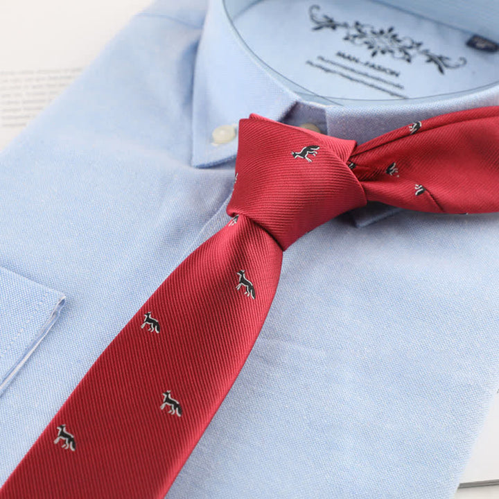 Men's Playful Animals Countryside Necktie