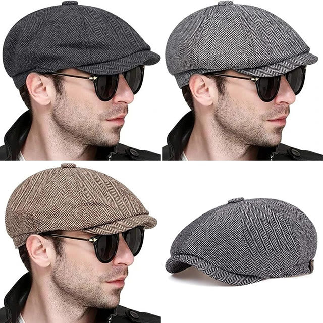 Artist Tweed Octagonal Beret Cap - image 8
