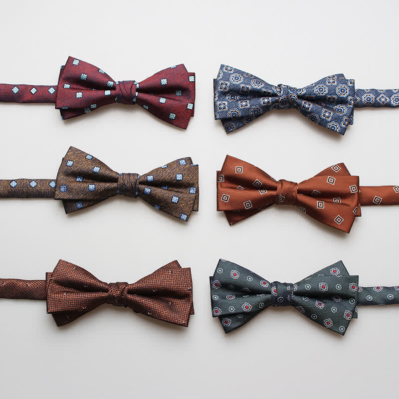 Men's Multi Styles Floral Printed Prom Bow Tie