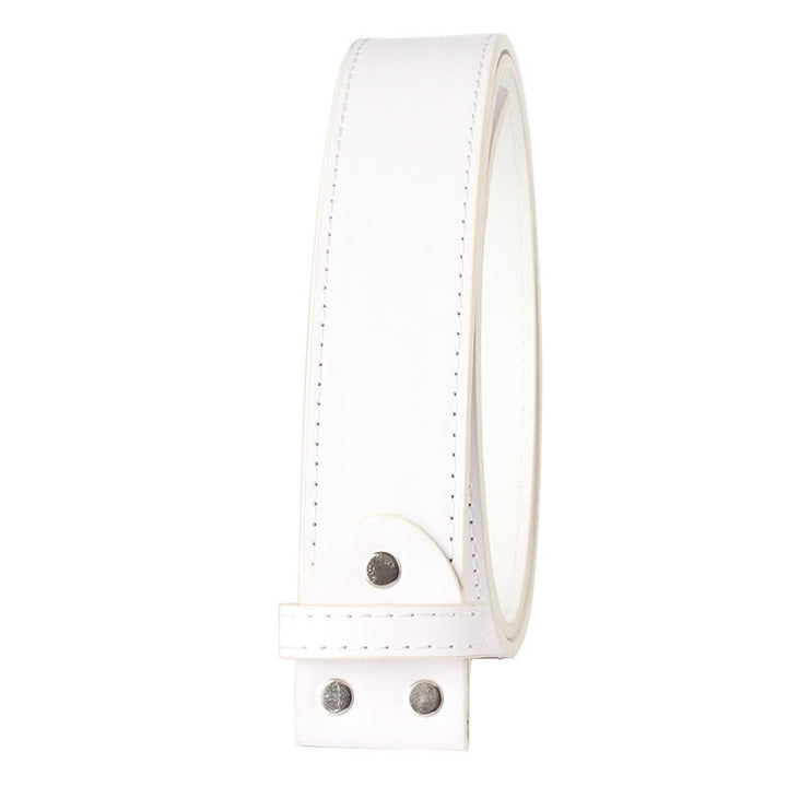 Men's DIY Alphabet Initial Letter Buckle Leather Belt